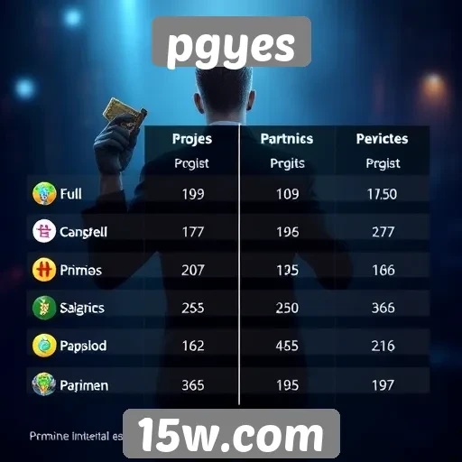 Comparativo de prêmios e recompensas no pgyes